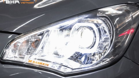 Độ đèn Bi LED Mitsubishi Attrage | Zestech A3 